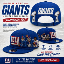 Royal Blue NY Giants Legends Snapback Hat