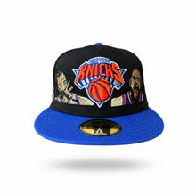 Black/Blue Knicks In 5 Custom Fitted Cap Pt. 2 True To Size