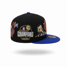 Black/Blue Knicks In 5 Custom Fitted Cap Pt. 2 True To Size