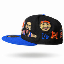 Black/Blue Knicks In 5 Custom Fitted Cap Pt. 2 True To Size