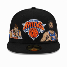 Black Knicks In 5 Custom Fitted Cap True To Size SUPER LIMITED!!!!!!!
