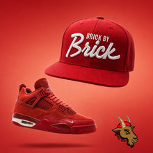 Deep Red Brick By Brick Snapback Hat