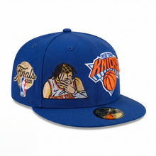Royal Blue Knicks In 4 Custom Fitted Cap Go 1 Size Up!!!!!