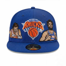 Royal Blue Knicks In 4 Custom Fitted Cap Go 1 Size Up!!!!!